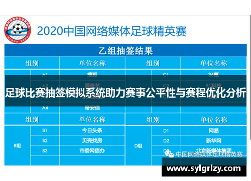 足球比赛抽签模拟系统助力赛事公平性与赛程优化分析